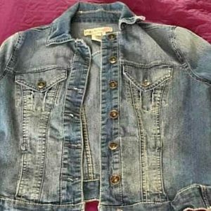 Paris Blues Denim Jacket Junior Size Small